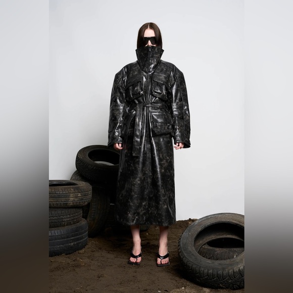 Namilia UNDERCOVER LEATHER COAT - Picture 2 of 6